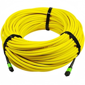 12fibers MPO/APC Female Connectors <strong>Senko</strong> Single Mode OS2-SM 15m Trunk Cables for 4G/3G/Wifi Networks Standard Fiber Optic Cable - Product Image 1