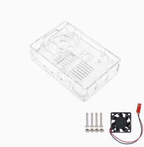 Raspberry Pi 4เคสเมนบอร์ด4B Raspberry Pi ชุดเคสพลาสติกแบบยึดได้