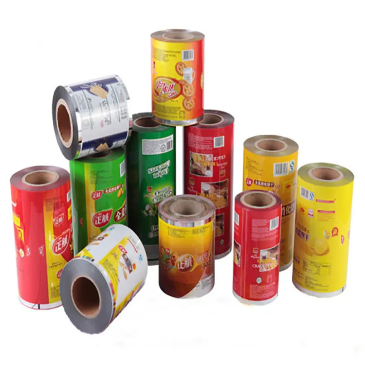 Gelamineerde Verpakking Bopp Aluminiumfolie Gemetalliseerde Sachet Roll Voorraad Voedselverpakking Filmrol