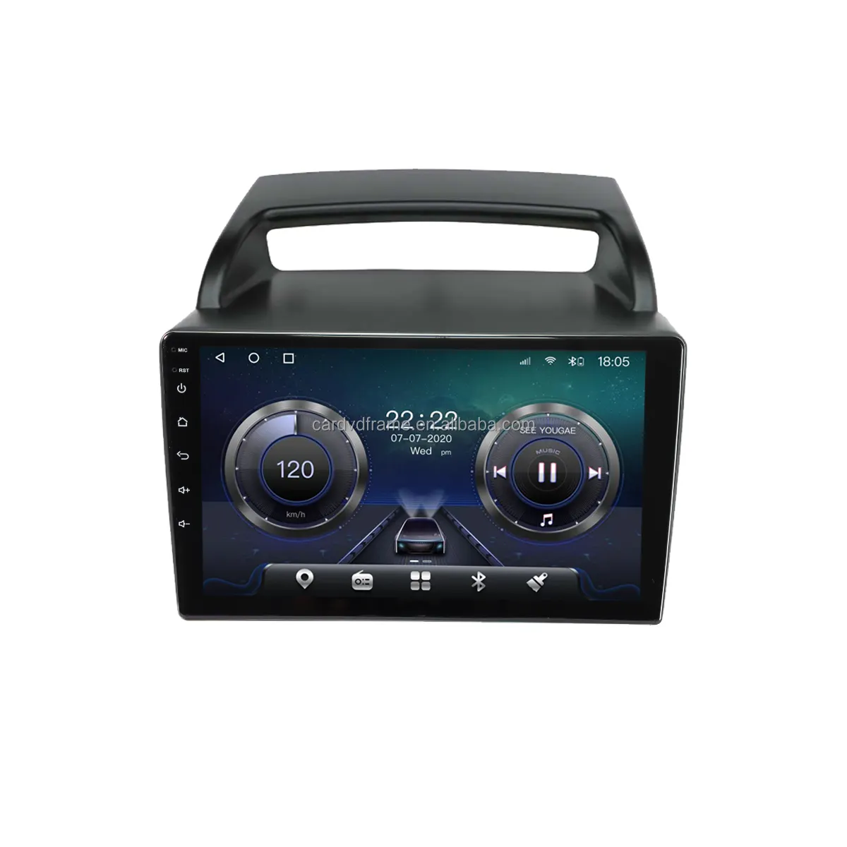راديو سيارة أيجيا مع نظام ملاحة بنظام تحديد المواقع أندرويد 10 مشغل لكيا كرنفال VQ-من استريو سيارة