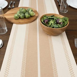 Bảng <span class=keywords><strong>Runner</strong></span> dệt bông màu be trang trại mộc mạc bảng <span class=keywords><strong>RUNNER</strong></span> cho nhà bếp hiện đại - Product Image 5