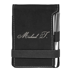 Minet Multipurpose Unique Gift Laser Engraved Leatherette Mini Pocket <strong>Notepad</strong> <strong>Notebook</strong> Personalized Custom Waterproof <strong>Notepad</strong> - Product Image 5