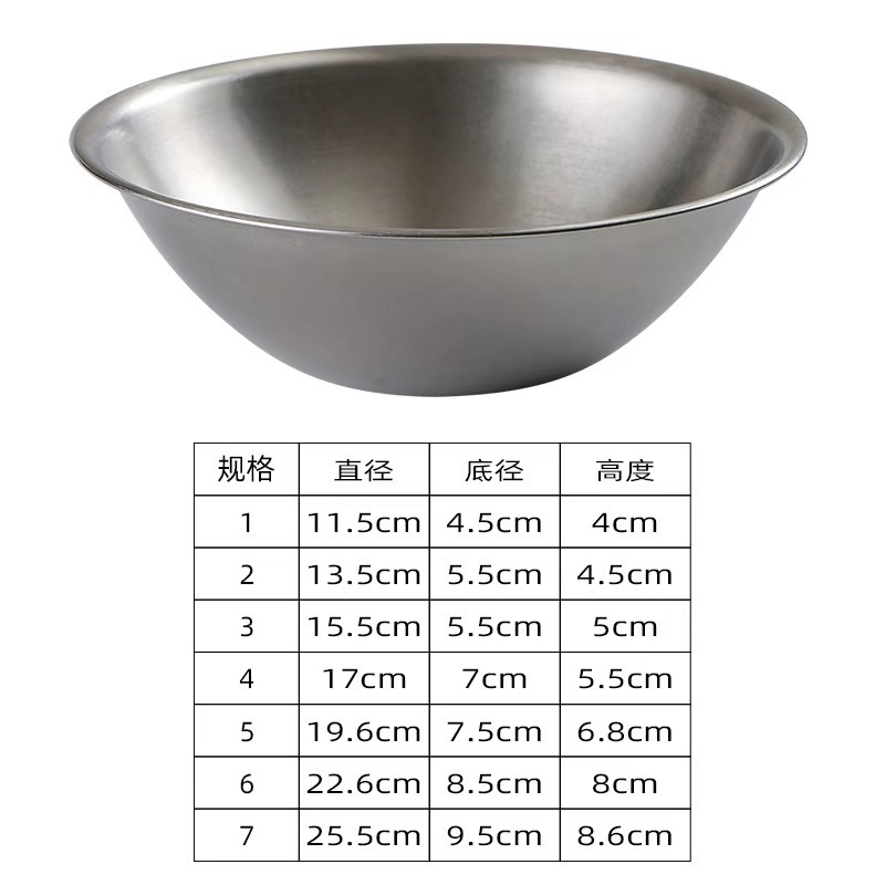 Single-layer conical bowl (retro style)