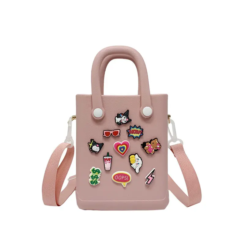 2023 Tốt Nhất Bán Tự Làm Nhỏ Không Thấm Nước Có Thể Giặt Túi Xách Tote Shoulder Bag DIY Bogg Túi Xách Bãi Biển Cho Phụ Nữ