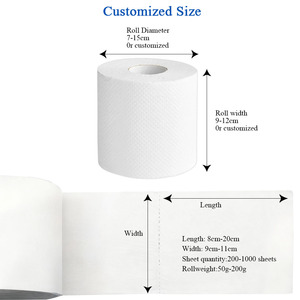 Hot bán tùy chỉnh giấy vệ sinh cuộn mô nhà sản xuất bán buôn giá 5 4 3 <span class=keywords><strong>2</strong></span> ply giấy vệ sinh - Product Image 2