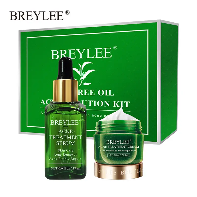 BREYLEE-Crème anti-acné pour le visage, pour réduire les pores et réduire les pores, soin nourrissant, blanchissant, pour enlever les cicatrices d'acné