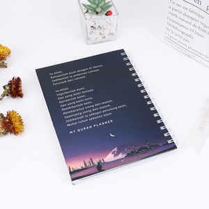Benutzer definiertes Logo A4 A5 Tagebuch-Schreib buch Hardcover Spiral-Notizbuch mit Farbindex-Tags - Product Image 4