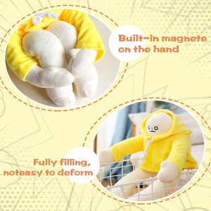 Custom Plushies <strong>Banana</strong> Man <strong>Toy</strong> Stuffed Doll <strong>with</strong> Magnet Funny Man Doll Decompression <strong>Toy</strong> Birthday Multicolor - Product Image 3