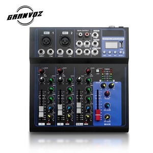 音乐混音器dj dj声音混音器4通道带USB
