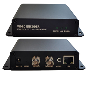 1チャンネルH.265 CVBSループアウトオーディオ/ビデオエンコーダCVBSからIP信号コンバータCatv iptvネットワークストリーミングエンコーダー - Product Image 2