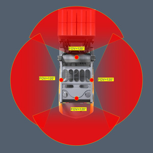 Factory Intelligent Pedestrian Proximity <strong>Detection</strong> Alarm Forklift <strong>System</strong> with AI Camera <strong>Collision</strong> Avoidance Car Alarms - Product Image 1