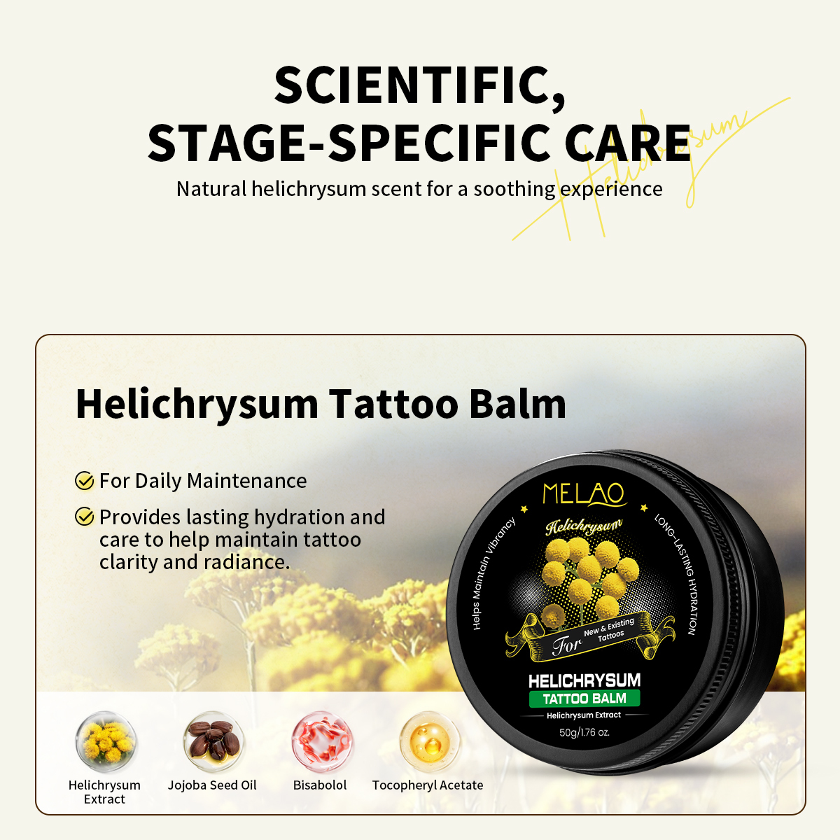 Balsamo per Tatuaggi all'Helichrysum