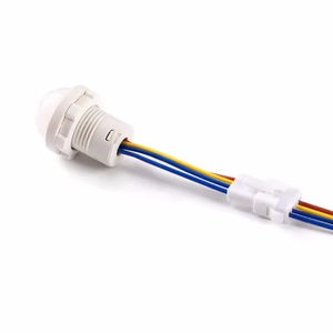Mini MÓDULO DE Sensor infrarrojo PIR Detector controlador de interruptor inteligente cabeza de Sensor humano AC 85-265V interruptor de luz LED interior para el hogar