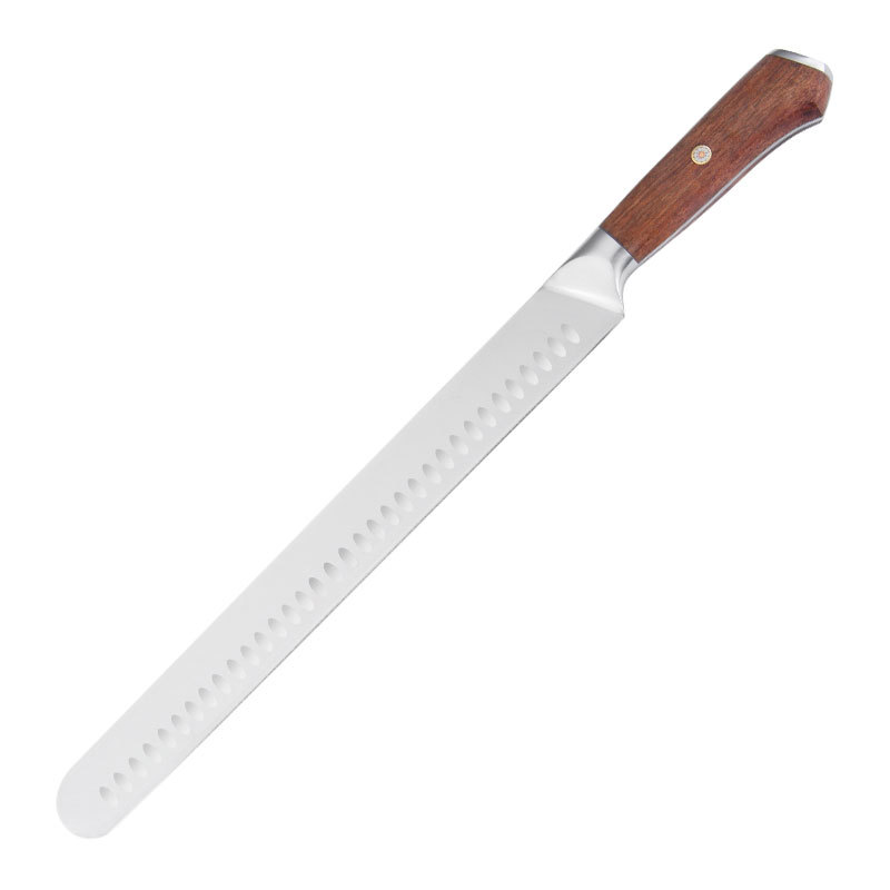Cuchillo jamón plata