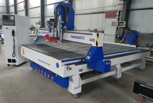 ATC Madera Metal Fresado Cnc Router 1530 1325 Atc Cnc Máquina de grabado para metal