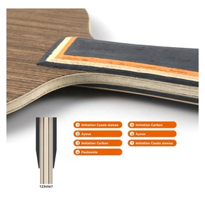 Boer New Arrival 7 ply pingpong Blade công nghệ cassia siamea đào tạo bóng bàn lưỡi - Product Image 5