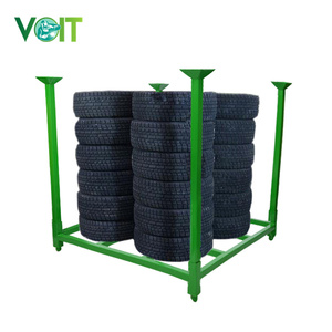 พาเลทจัดเก็บยางซ้อนแบบพกพาทนทานแบบกําหนดเอง 4 โพสต์ - Product Image 5