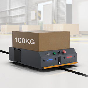 Vehículo de manejo automatizado AGV avanzado Sistema de logística inteligente de carga útil de 100KG con acoplamiento de estación designada - Product Image 1
