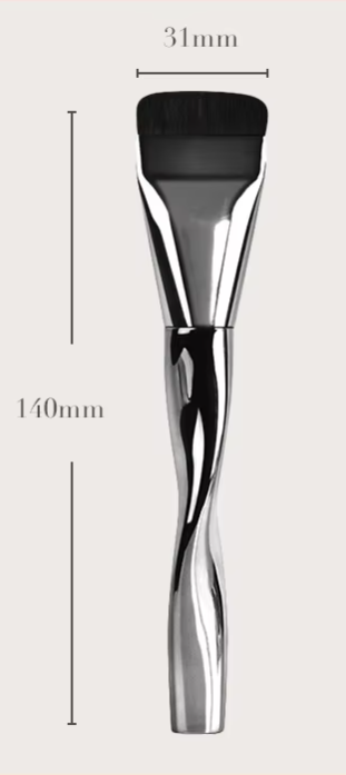 Silver white + spiral handle + dust cover