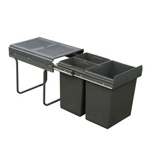 TEKEY-cubo de basura de plástico extraíble para cocina, contenedor de basura para armario de 350mm, 10L, 20L - Product Image 2