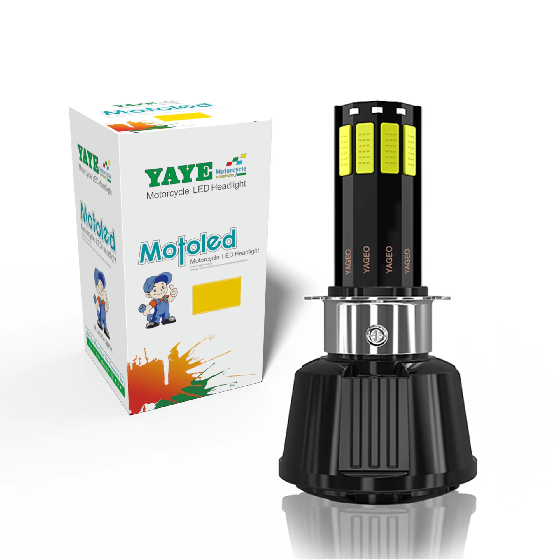 YAYE Ct100 Système d'éclairage des phares de moto AC DC 8V 12V 20V 24V 48V 80V Ampoule de phare pour Haojue Hj125