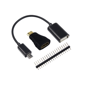 Raspberry Pi Zero W Kit Acryl gehäuse GPIO Header Kühlkörper Netzteil Kamera Option 1GHz CPU 512MB RAM Raspberry Pi W. - Product Image 5