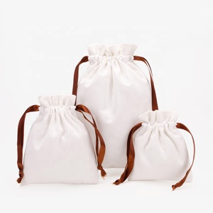 Bolsa de algodón de lona reciclable ecológica personalizada, bolsa con cordón, patrón de rayas, logotipo personalizado, cadena de estilo plegable para ir de compras - Product Image 4