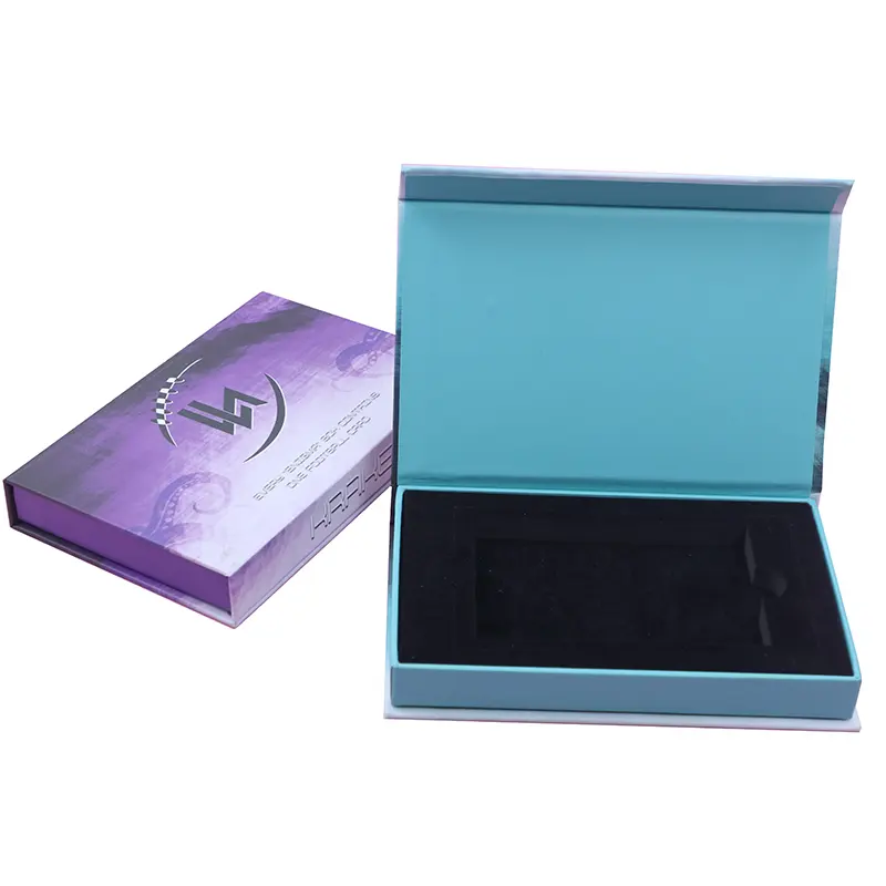 Caja de papel magnética personalizada de diseño gratuito, caja de tarjetas de felicitación, crédito comercial, nombre VIP, tarjeta de felicitación, caja de embalaje de papel de regalo magnética