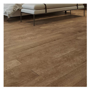 HDF 10mm mühendislik katı pürüzsüz ahşap döşeme Modern akçaağaç meşe tasarım ile dokunun & GO tıklama sistemi kapalı kullanım için - Product Image 1