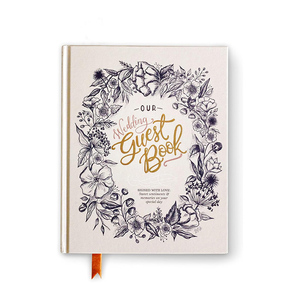 <strong>Book</strong> Custom Hard Case Bound Printing Content for Weeding Customer Service Organizer Planner Guest <strong>Book</strong> - Product Image 1