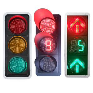 Trafik ışığı üreticileri 100mm 200mm 300mm <span class=keywords><strong>RYG</strong></span> trafik ışığı set 12-24vdc led yaya demiryolu sinyal ışıkları