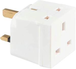 Adattatore a doppia spina a 2 vie/adattatore per prese di prolunga Multi-spine/estensioni della presa a 3 Pin del regno unito 250V 13 Amp Extender di alimentazione - Product Image 4