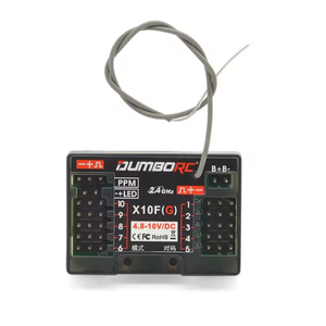 DUMBORC DDF350 10CH遥控遥控器手轮2.4Ghz数字无线电发射器X10FG接收器高清屏幕遥控汽车船坦克 - Product Image 4