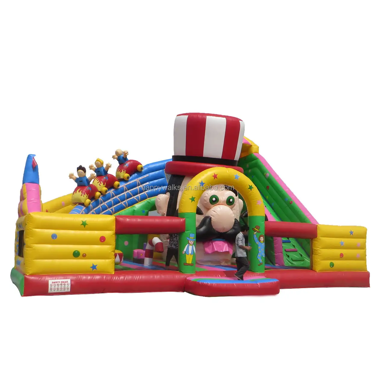 Bambini fun world 2023 Slide Bounce House Jumping Bouncy gonfiabile Bouncer Castle Combo