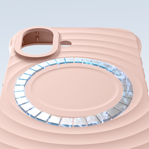 2025 yeni dalgalı su desen sıvı silikon cep telefonu kılıfı anti-sonbahar şok geçirmez Apple serisi ile uyumlu - Product Image 4