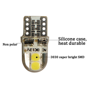 Mükemmel LED ucuz LED T10 COB 4SMD silikon su geçirmez DC12V 194 Car araba yan işaretleyici ampuller fabrika - Product Image 3