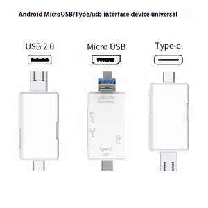 Lettore di schede USB di tipo C sei in uno ad alta velocità adattatore di memoria per telefono cellulare multifunzione esterno per schede SD TF - Product Image 4