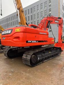 Motor Motor pompa dişlisi PLC ve rulman çekirdek bileşenleri ile Doosan 22 Ton paletli ekskavatör akıllı inşaat girişim