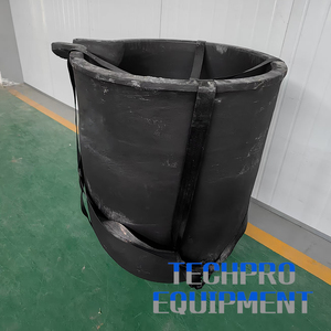 1-5T SIC组成的石墨坩埚耐火型，用于真空熔炼炉中的金属铸造 - Product Image 3