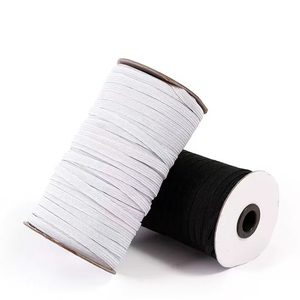 Precio directo de fábrica Logotipo personalizado Alta elasticidad Engrosada Banda elástica entre colores Cintura colorida - Product Image 1