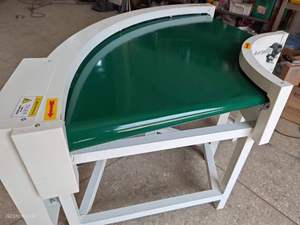 Neuer Zustand 180-Grad-Kurve Automatische PVC-verstellbare Container entladung Band fördersystem Motorisierte LKW-Baugruppe - Product Image 5