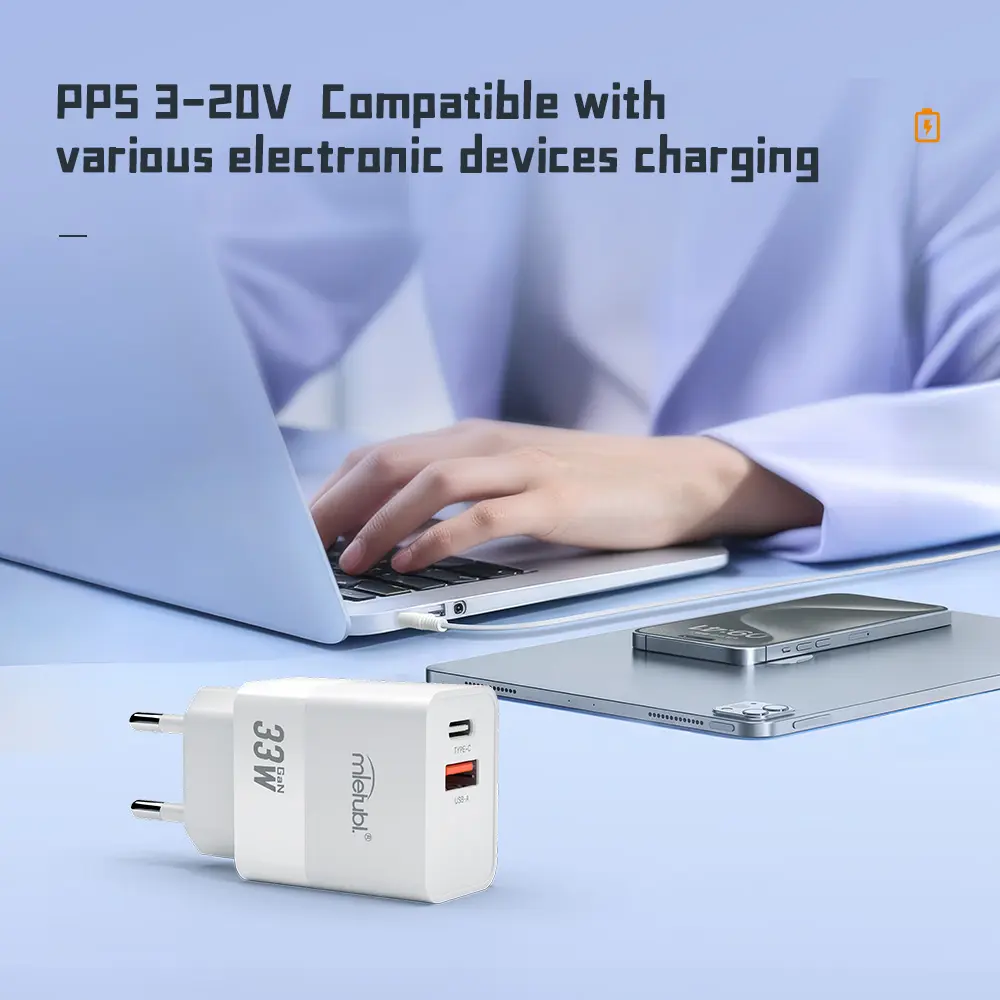MIETUBL फास्ट चार्जिंग 33W उच्च गुणवत्ता वाला USB टाइप c PD क्विक चार्जर HUAWEI के लिए टाइप C केबल के साथ