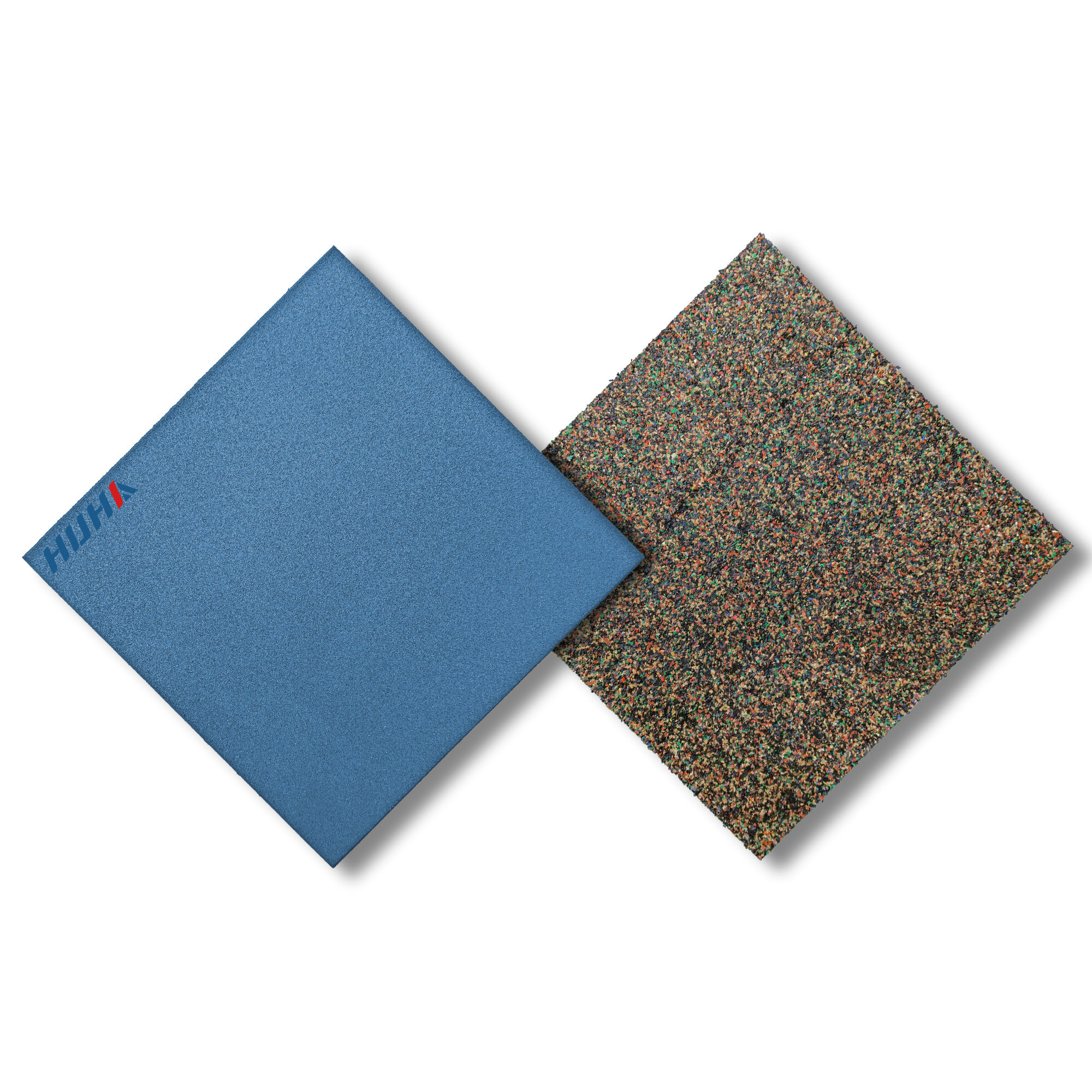 Blue, 1" thick, 50x50cm, Tic-Tac-Toe bottom