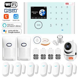 ANGUS WiFi GSM alarma de seguridad para el hogar Kit de 17 piezas sistema de alarma inteligente 433MHz Detector DE SEGURIDAD DE Control remoto para puerta de casa y Monitor - Product Image 1