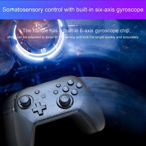 Controlador inalámbrico BT Gamepad Lite Nuevo Joystick de computadora de PC de transmisión continua con vibración corporal para interruptor - Product Image 3