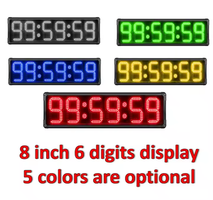10 pollici grande schermo elettronico orologio LED 6 cifre conto alla rovescia maratona gara Timer telecomando digitale per le corse all'aperto - Product Image 6