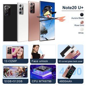 OEMホットセールnote20U 6.9インチ携帯電話12GB512GB大容量メモリスマートフォン顔ロック解除4G5Gゲーム携帯電話