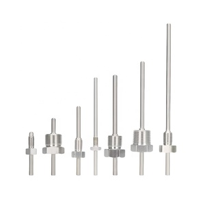 Sensor RTD de 3 hilos con resistencia térmica Pt100, sensor de temperatura de rosca fija con alambre plateado de PTFE - Product Image 6