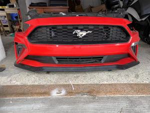 Radyatör ızgarası, fan ve sis farları ile donatılmış Ford Mustang g'in komple ön tampon montajı için - Product Image 5