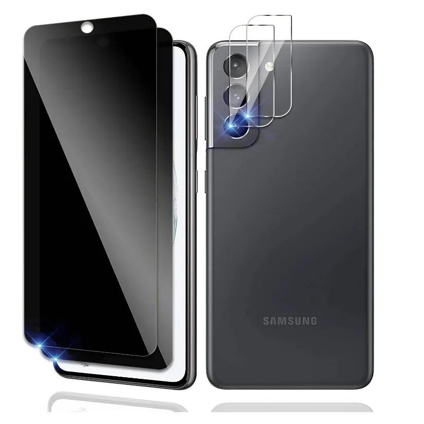 Полноэкранное закаленное защитное стекло 9H для Samsung Galaxy S21 S21 Plus